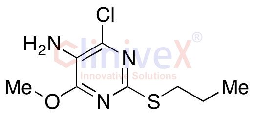 4-Chloro-6-methoxy-2-(propylthio)-5-pyrimidinamine