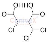 2-Chloro-3-(dichloromethyl)-2-butenedioic Acid (cis and trans mixture)