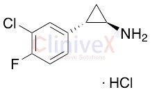 (1R,2S)-2-(3-Chloro-4-fluorophenyl)cyclopropan-1-amine Hydrochloride