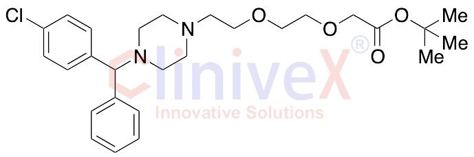 2-(2-(2-(4-((4-Chlorophenyl)(phenyl)methyl)piperazin-1-yl)ethoxy)ethoxy)acetic Acid tert-Butyl Ester