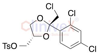 ((2R,4S)-2-(Chloromethyl)-2-(2,4-dichlorophenyl)-1,3-dioxolan-4-yl)methyl 4-Methylbenzenesulfonate