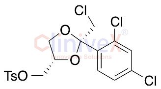((2S,4S)-2-(Chloromethyl)-2-(2,4-dichlorophenyl)-1,3-dioxolan-4-yl)methyl 4-Methylbenzenesulfonate