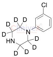 1-(3-Chlorophenyl)piperazine-d8