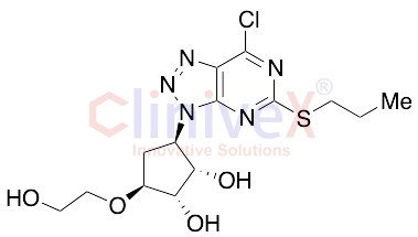 (1S,2S,3R,5S)-3-[7-Chloro-5-(propylthio)-3H-1,2,3-triazolo[4,5-d]pyrimidin-3-yl]-5-(2-hydroxyethoxy)-1,2-cyclopentanediol