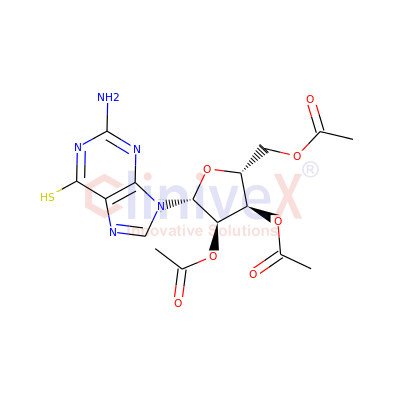 2-Amino-6-mercaptopurine-9-(2’,3’,5’-tri-O-acetyl-β-ribofuranosyl)purine