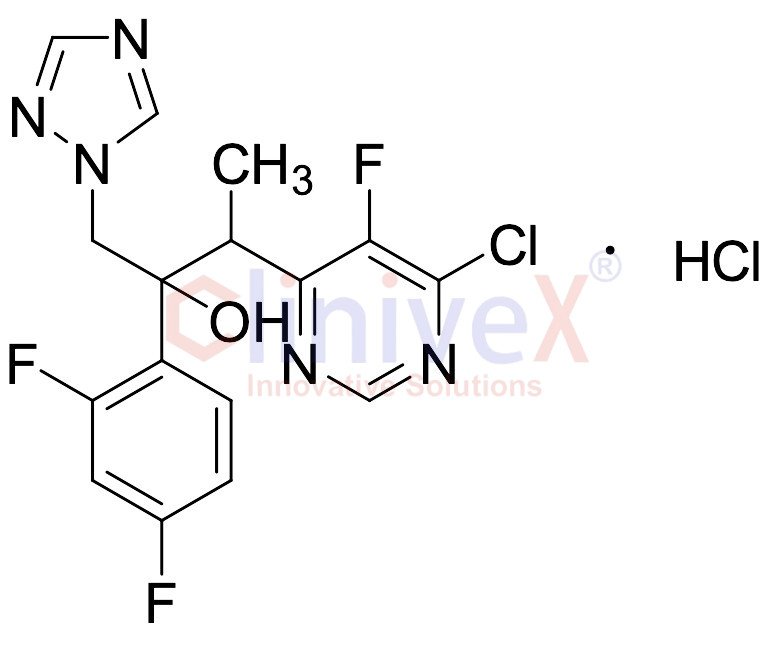 rac-6-Chloro Voriconazole Hydrochloride