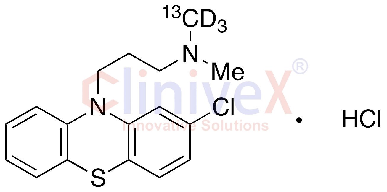Chlorpromazine-13C,d3 Hydrochloride