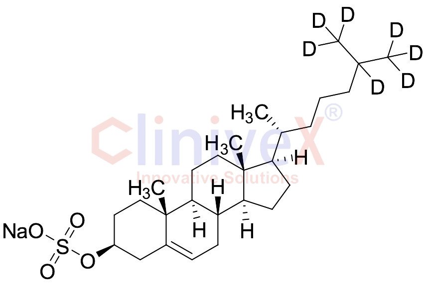 Sodium Cholesterol-25,26,26,26,27,27,27-d7 Sulfate