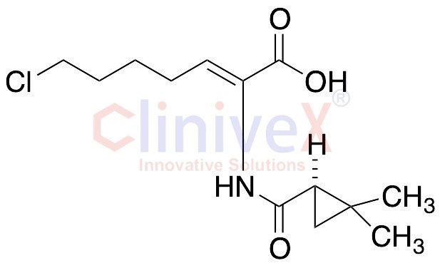 (2Z)-7-Chloro-2-[[[(1R)-2,2-dimethylcyclopropyl]carbonyl]amino]-2-heptenoic Acid