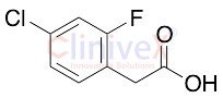 4-Chloro-2-fluorophenylacetic Acid (~85%)