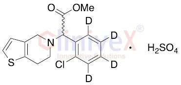 rac Clopidogrel-d4 Hydrogen Sulfate