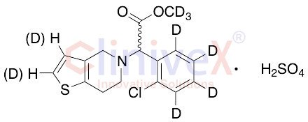 rac Clopidogrel-d8 Hydrogen Sulfate (Major)