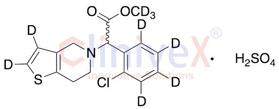 rac Clopidogrel Hydrogen Sulfate-d9 (Major)