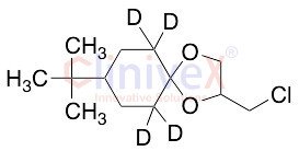2-(Chloromethyl)-8-(1,1-dimethylethyl)-1,4-dioxaspiro[4.5]decane-d4