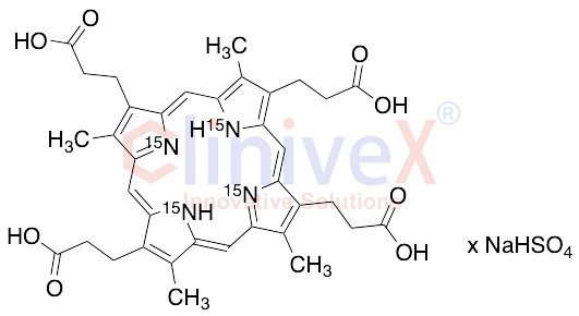 Coproporphyrin III-15N4 Sodium BIsulfate Salt