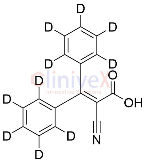 2-Cyano-3,3-diphenylacrylic Acid-d10