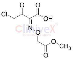 (Z)-4-Chloro-2-((2-methoxy-2-oxoethoxy)imino)-3-oxobutanoic Acid