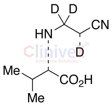 N-(2-Cyanoethyl-d3)-L-valine
