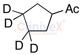 1-Cyclopentylethanone-d4
