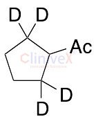 1-Cyclopentylethanone-d4(Also see C988477)