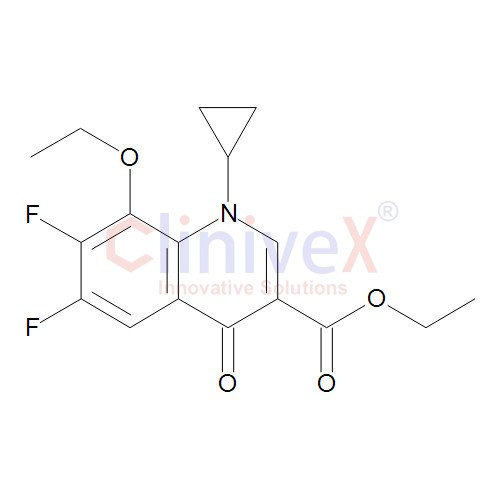 1-Cyclopropyl-8-ethoxy-6,7-difluoro-1,4-dihydro-4-oxo-3-quinolinecarboxylic Acid Ethyl Ester