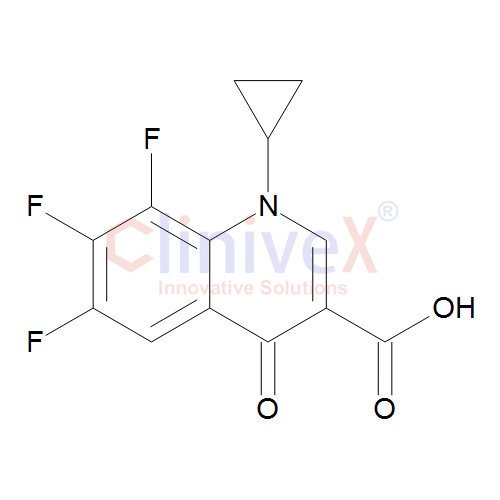1-Cyclopropyl-6,7,8-trifluoro-1,4-dihydro-4-oxo-3-quinolinecarboxylic Acid