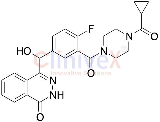 4-((3-(4-(Cyclopropanecarbonyl)piperazine-1-carbonyl)-4-fluorophenyl)(hydroxy)methyl)phthalazin-1(2H)-one