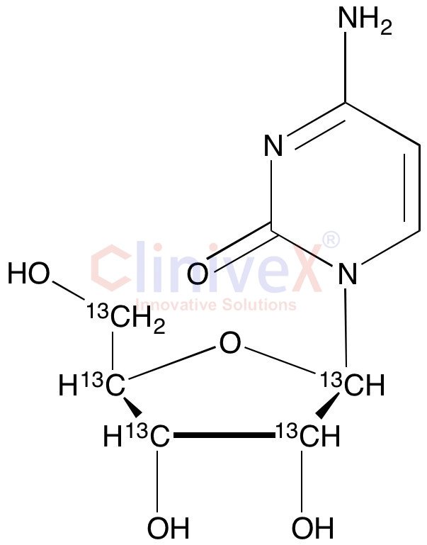 Cytidine-1',2',3',4',5'-13C5