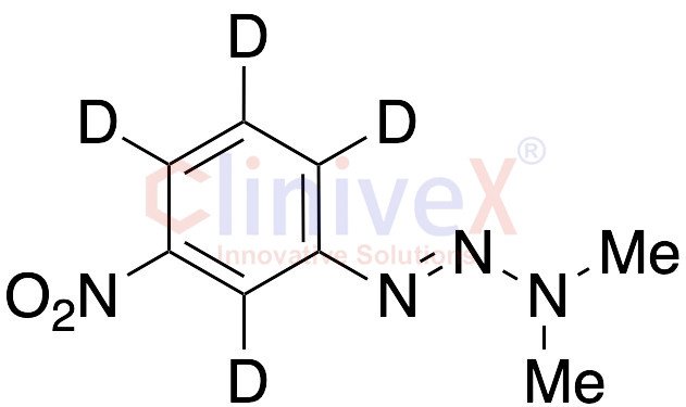 3,3-Dimethyl-1-(3-nitrophenyl-2,4,5,6-d4)triaz-1-ene