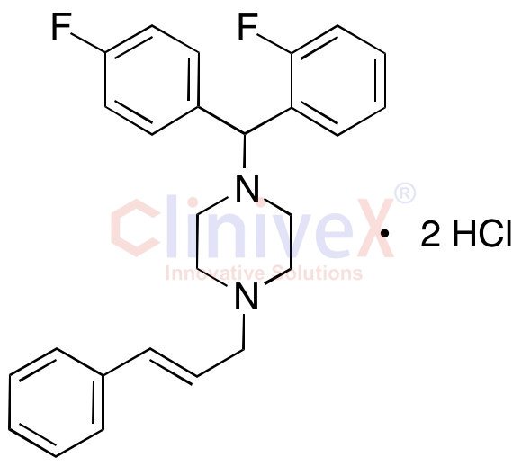 4-Defluoro 2-Fluoro Flunarizine Dihydrochloride