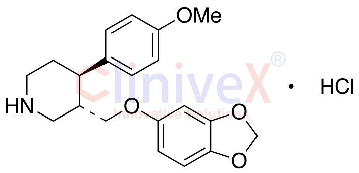 rac-trans-4-Defluoro-4-methoxy Paroxetine Hydrochloride