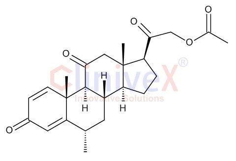 17-Dehydroxy-6Alpha-methyl-11-oxo Prednisolone 21-Acetate