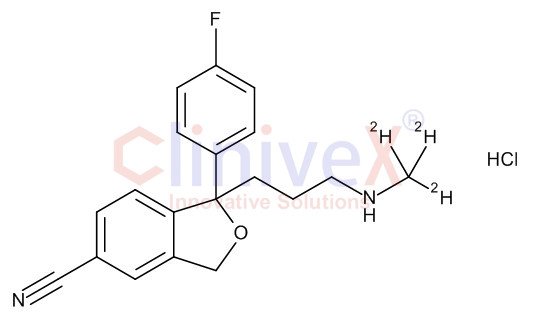rac Demethyl Citalopram-d3 Hydrochloride