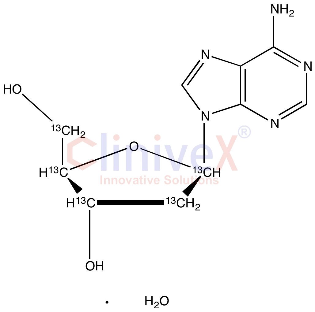 2'-Deoxyadenosine Monohydrate-13C5