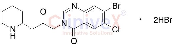 (-)-Deoxyhalofebrifugine Dihydrobromide