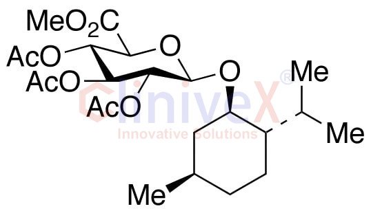 (1R,2S,5R)-(-)-Menthol 2,3,4-Tri-O-acetyl-β-D-glucuronide Methyl Ester