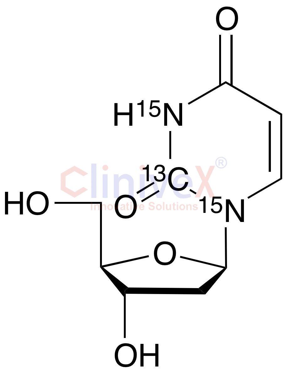 2’-Deoxyuridine-13C,15N2