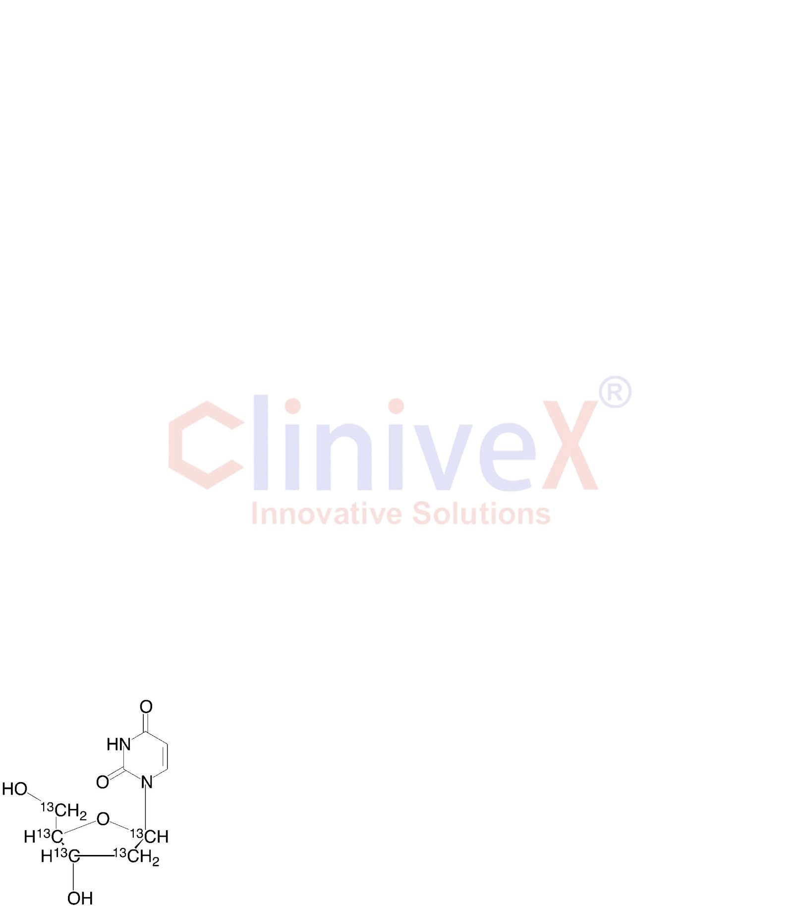 2'-Deoxyuridine-1',2',3',4',5'-13C5