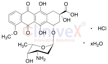 8-Desacetyl-8-carboxy Daunorubicin Hydrochloride Hydrate