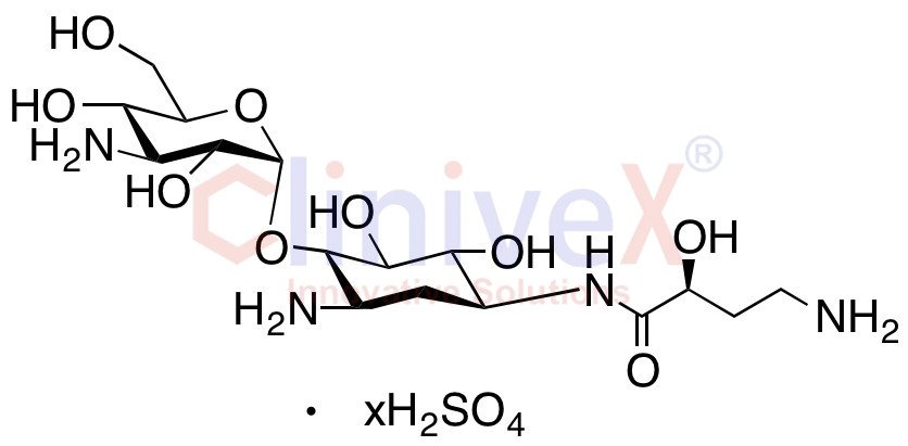 6-O-Des(6-Amino-Alpha-D-gluocopyranosyl) 3-HABA Kanamycin A Sulfate