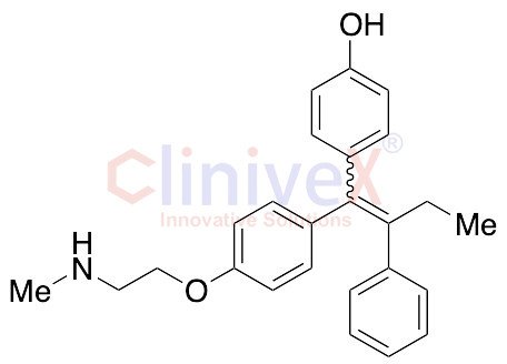 N-Desmethyl-4-hydroxy Tamoxifen (approx. 1:1 E/Z Mixture)