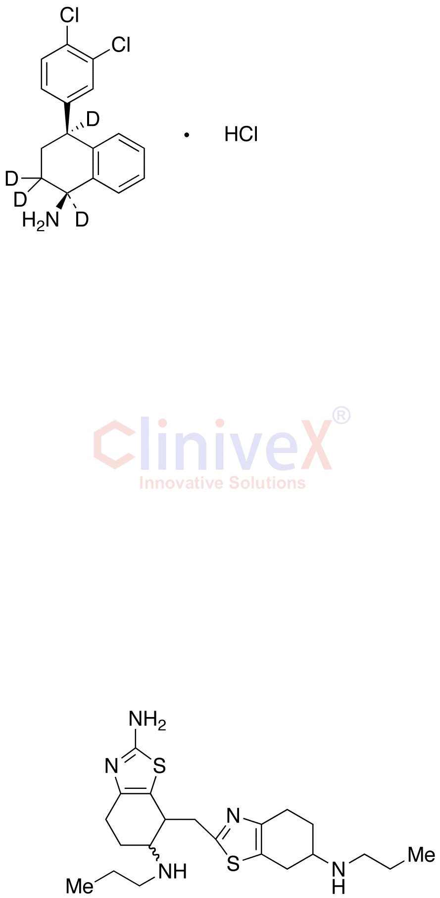 rac-cis-N-Desmethyl Sertraline-d4 Hydrochloride