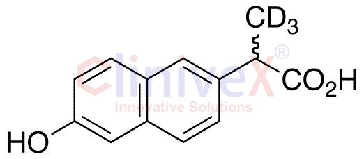 rac O-Desmethyl Naproxen-d3