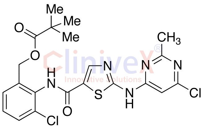 Des-6-[4-(2-hydroxyethyl)-1-piperazinyl]-6-chloro-O-pivalate Dasatinib
