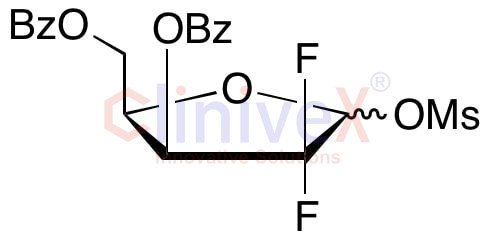 2-Deoxy-2,2-difluoro-D-threo-furo-pentose-3,5-dibenzoate 1-Methanesulfonate