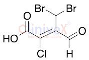 (2E)-4,4-Dibromo-2-chloro-3-formyl-2-butenoic Acid