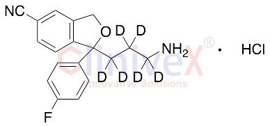 rac Didemethyl Citalopram-d6 Hydrochloride