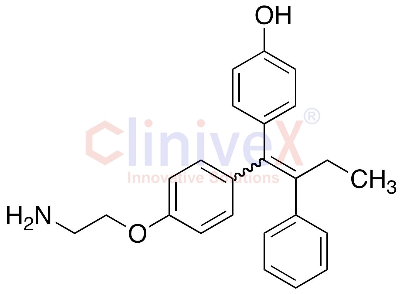 (E/Z)-N,N-Didesmethyl-4-hydroxy Tamoxifen