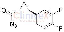 (1R,2R)-2-(3,4-Difluorophenyl)-cyclopropanecarbonyl Azide