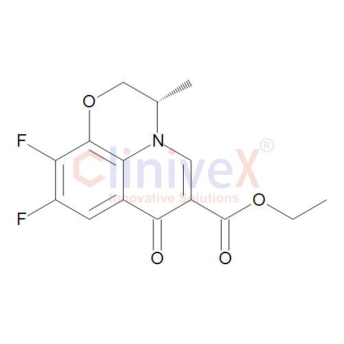 (S)-9,10-Difluoro-2,3-dihydro-3-methyl-7-oxo-7H-pyrido[1,2,3-de]-1,4-benzoxazine-6-carboxylic Acid Ethyl Ester